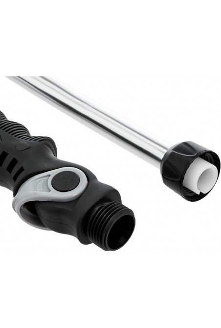 Basics - Lanza de riego de 45,7 cm (18 pulgadas) con 9 modos y  adaptador de herramientas de 19 mm (3/4 pulgadas) L